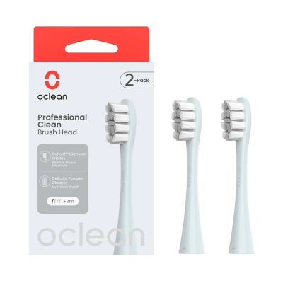 Насадка для зубної щітки Oclean P1C9 Brush Head Silver 2 шт. (6970810554038)