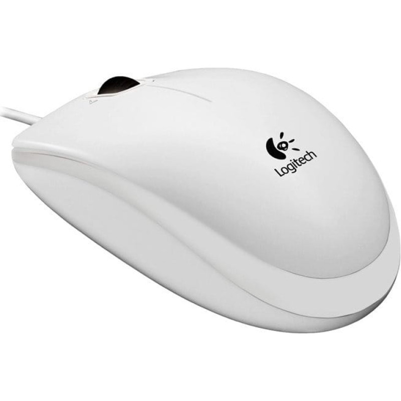 Миша Logitech B100 White (910-003360)