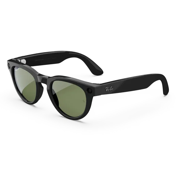 Смарт-очки Ray-Ban Meta Headliner (Gen 2) Low Bridge Fit (Shiny Black/G-15 Green) (RW4013F 601/71 51-23) (M)