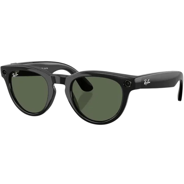 Смарт-очки Ray-Ban Meta Headliner (Gen 2) Low Bridge Fit (Shiny Black/G-15 Green) (RW4013F 601/71 51-23) (M)
