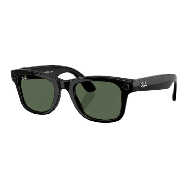 Смарт-окуляри Ray-Ban Meta Wayfarer (Gen 2) Standard Shiny Black Frame / G-15 Green Lenses (RW4012 601/71 50-22)