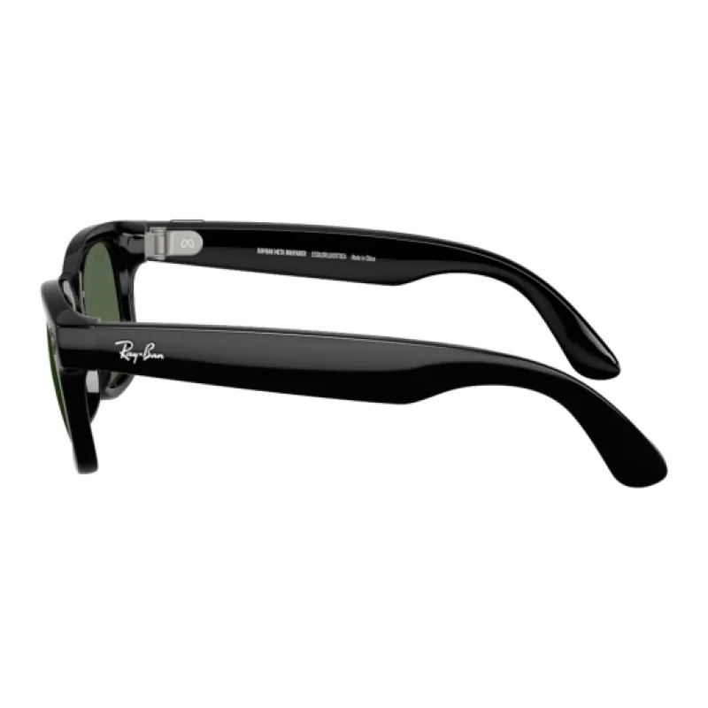 Смарт-окуляри Ray-Ban Meta Wayfarer (Gen 2) Standard Shiny Black Frame / G-15 Green Lenses (RW4012 601/71 50-22)