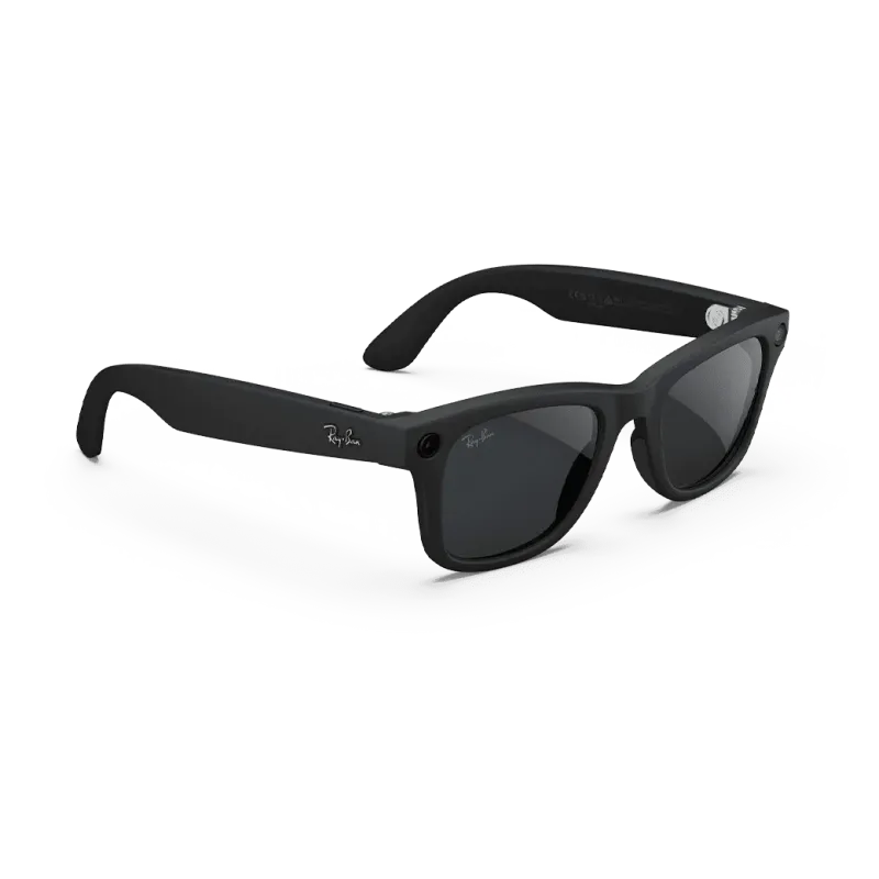 Смарт-окуляри Ray-Ban Meta Wayfarer (Gen 2), Large Matte Black Frame / Clear to Grey Transitions Lenses (RW4012 601S1Z 53-22)