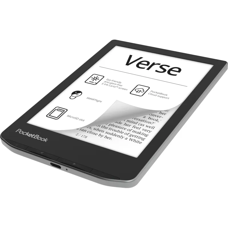 Электронная книга PocketBook 629 Verse, Mist Grey