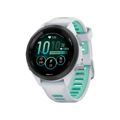 Смарт-годинник Garmin Forerunner 265S Black Bezel w. Whitestone Case and Whitestone/Neo Tropic S. Band (010-02810-04/14/54)