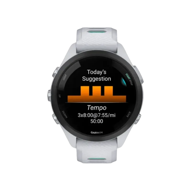 Смарт-годинник Garmin Forerunner 265S Black Bezel w. Whitestone Case and Whitestone/Neo Tropic S. Band (010-02810-04/14/54)