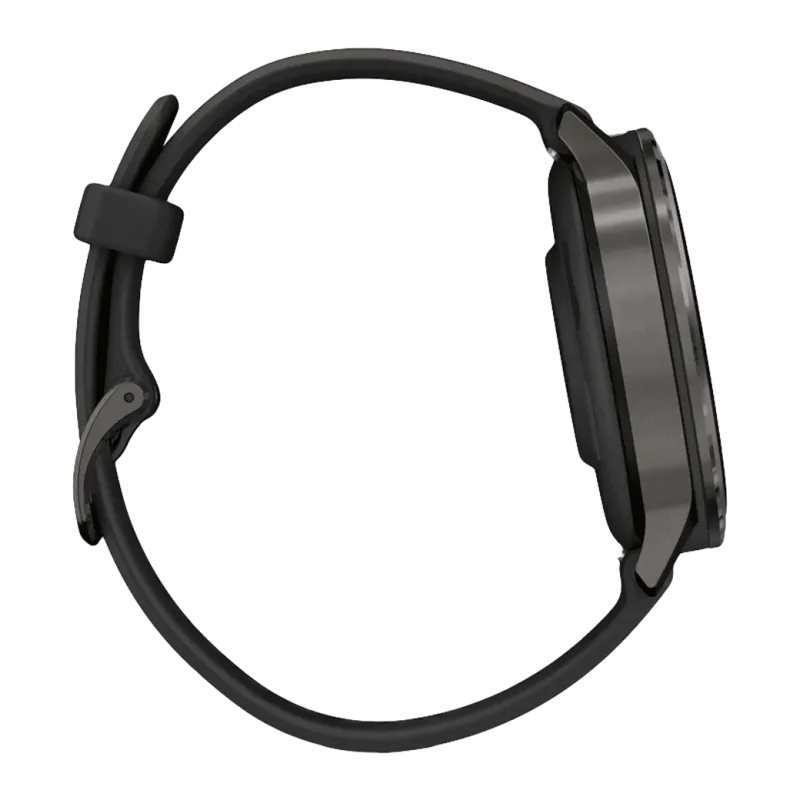 Смарт-часы Garmin Venu 4 41 mm Slate with Black Silicone Band (010-03013-02)