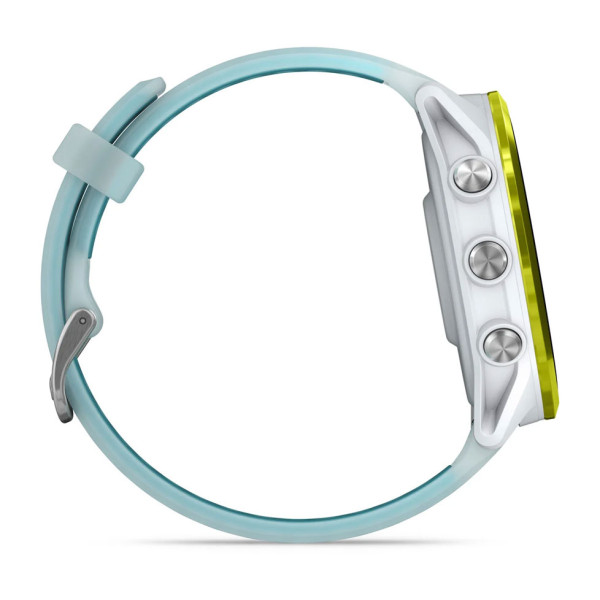Смарт-часы Garmin Forerunner 570 47 мм Amp Yellow Aluminium с полупрозрачным ремешком цвета Whitestone/Turquoise (010-02971-01)