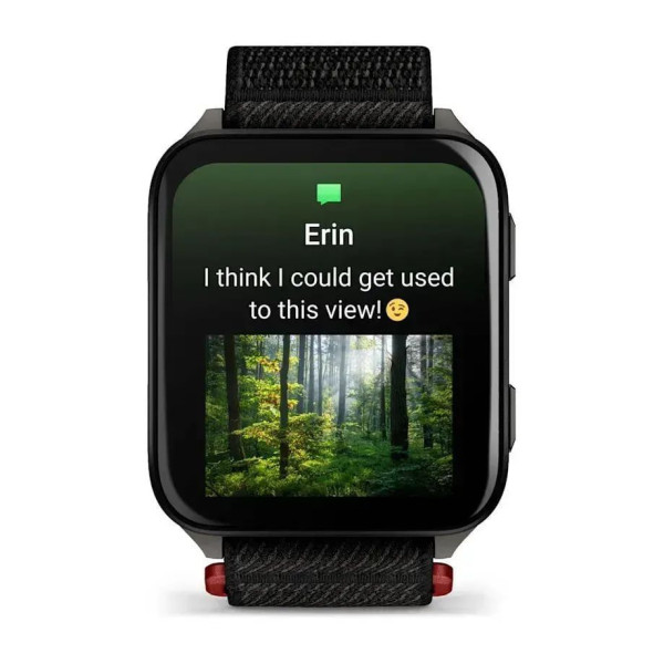 Смарт-годинник Garmin Venu X1 Black with Slate Titanium Caseback and Black ComfortFit Nylon Band (010-02980-02)