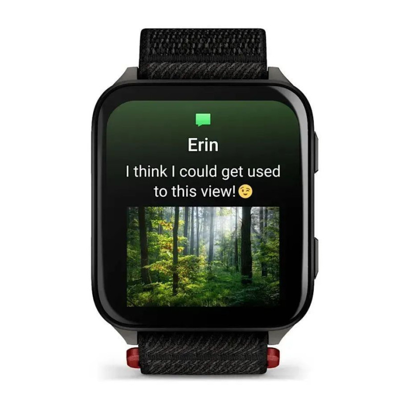 Смарт-годинник Garmin Venu X1 Black with Slate Titanium Caseback and Black ComfortFit Nylon Band (010-02980-02)