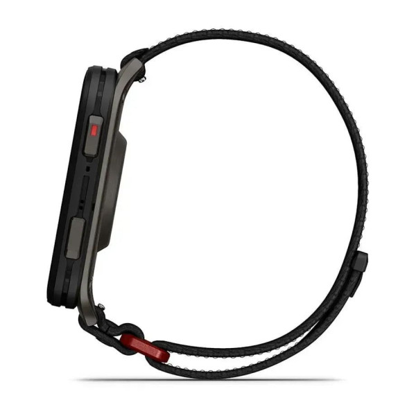 Смарт-годинник Garmin Venu X1 Black with Slate Titanium Caseback and Black ComfortFit Nylon Band (010-02980-02)