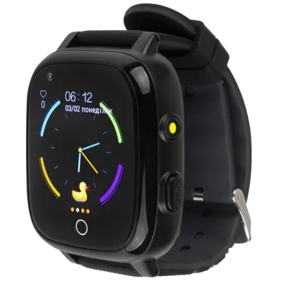 Смарт-годинник AmiGo GO005 4G Wi-Fi Thermometer Black (747016)