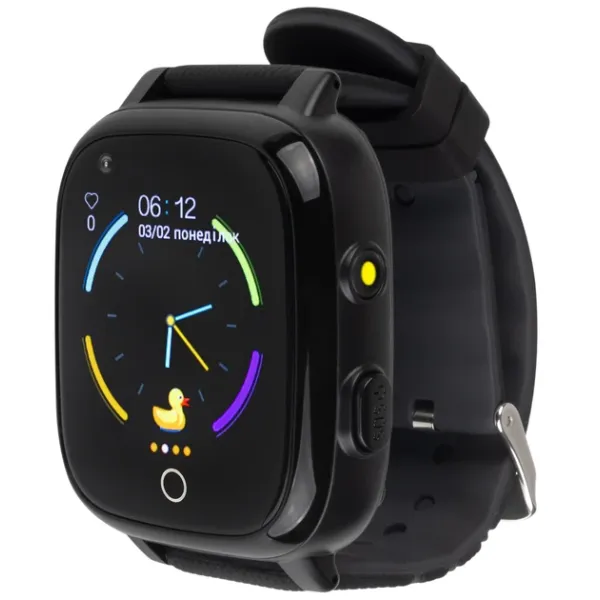 Смарт-годинник AmiGo GO005 4G Wi-Fi Thermometer Black (747016)