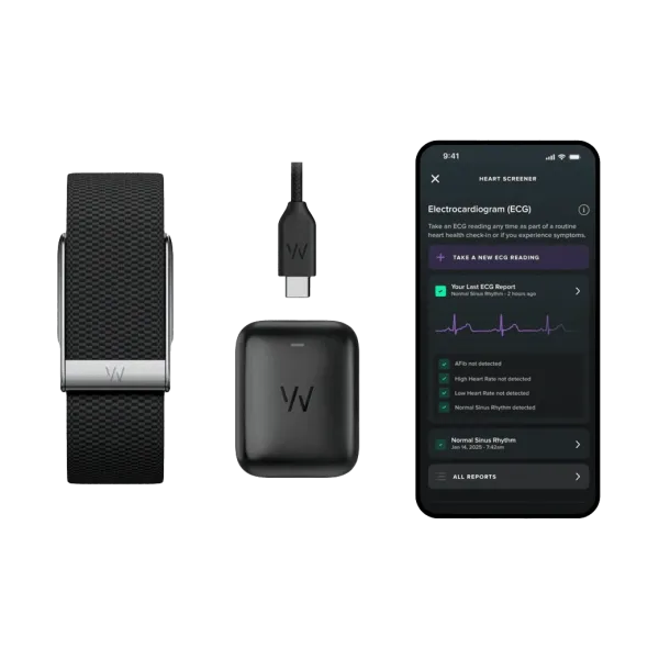 WHOOP 5.0 MG Life Obsidian/Titanium — 12-месячная подписка (973-002-000)