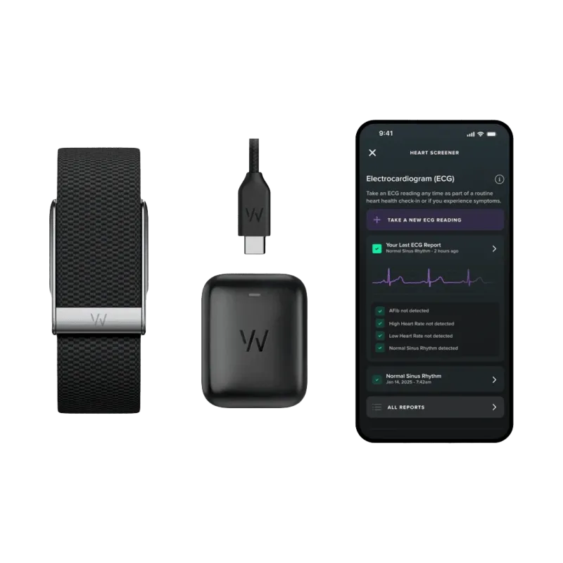 WHOOP 5.0 MG Life Obsidian/Titanium 12 Month Membership (973-002-000)