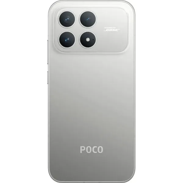 Смартфон Xiaomi POCO F8 Pro 12/512 ГБ, серебристый (в комплекте с зарядным устройством)