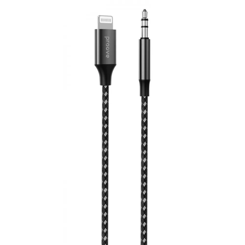 Кабель Proove AUX SoundMesh Lightning to 3.5mm (1m), Grey, ACSM00004801
