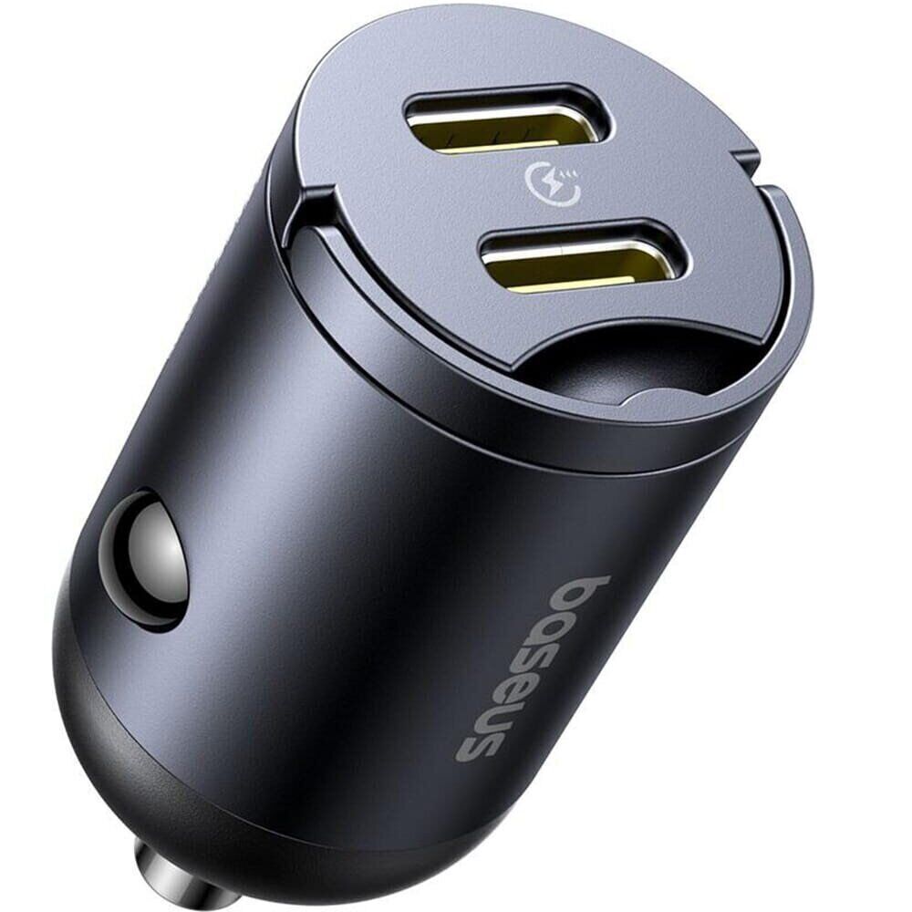 Адаптер автомобільний Baseus Tiny Star Mini Car Charger (C00035001121-03) black