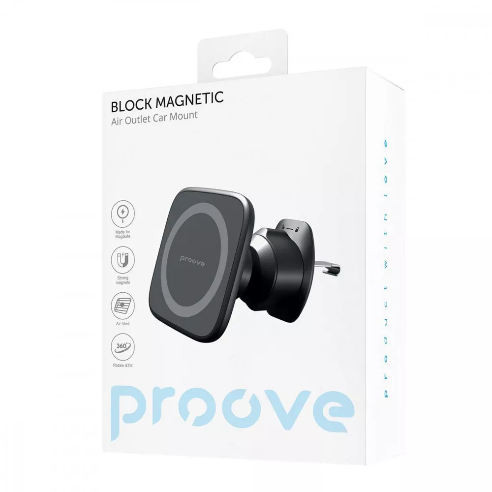 Автотримач Proove Block Magnetic Air Outlet Car Mount