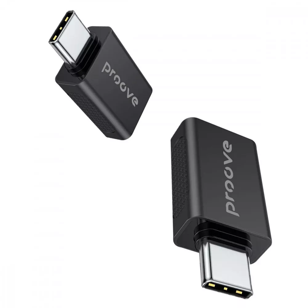 Перехідник  Proove OTG Proove Extension USB to Type-C, Black (HBEX00101001)