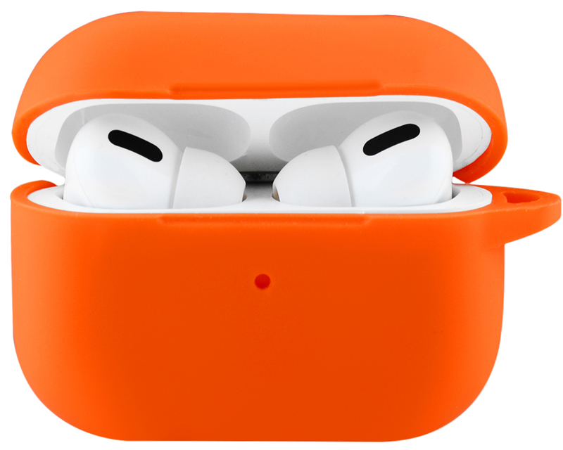 Чехол Silicone Case New для AirPods Pro 2 (оранжевый)