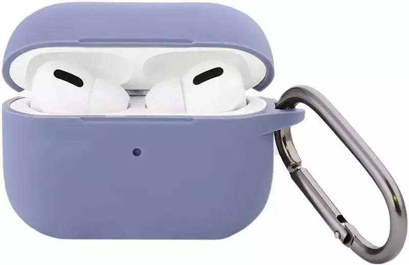 Чохол Silicone Case New for AirPods Pro 2 (lavender gray)