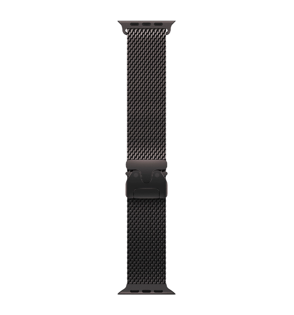 Ремінець Apple 49mm Black Titanium Milanese Loop - Large (MXKH3)