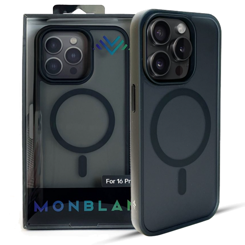 Чохол Monblan для iPhone 16 Pro Magnetic Matte Series Black