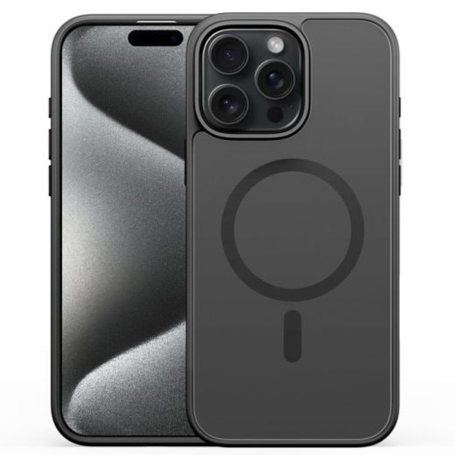Чохол Alabay iPhone 15 Pro Max Cloud Matte Series Black