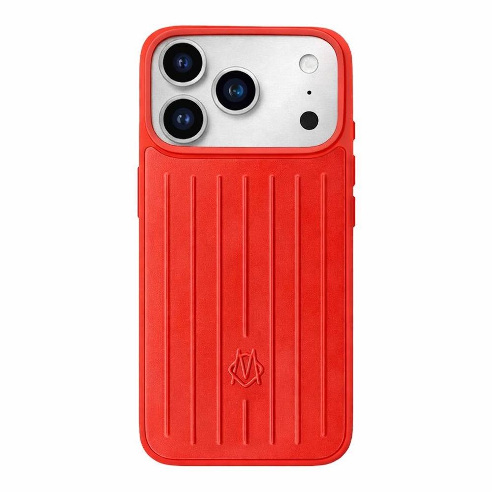 Чехол Rimowa Aluminium Case для iPhone 17 Pro Purpish Red