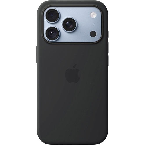 Чохол Apple Silicone Case with MagSafe для iPhone 18 Pro Black (MK8Y4)