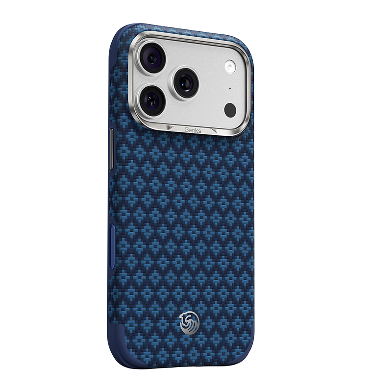 Чехол Benks для iPhone 17 Pro Max/18 Pro Max Magnetic Kevlar ArmorEdge Series (Blue)