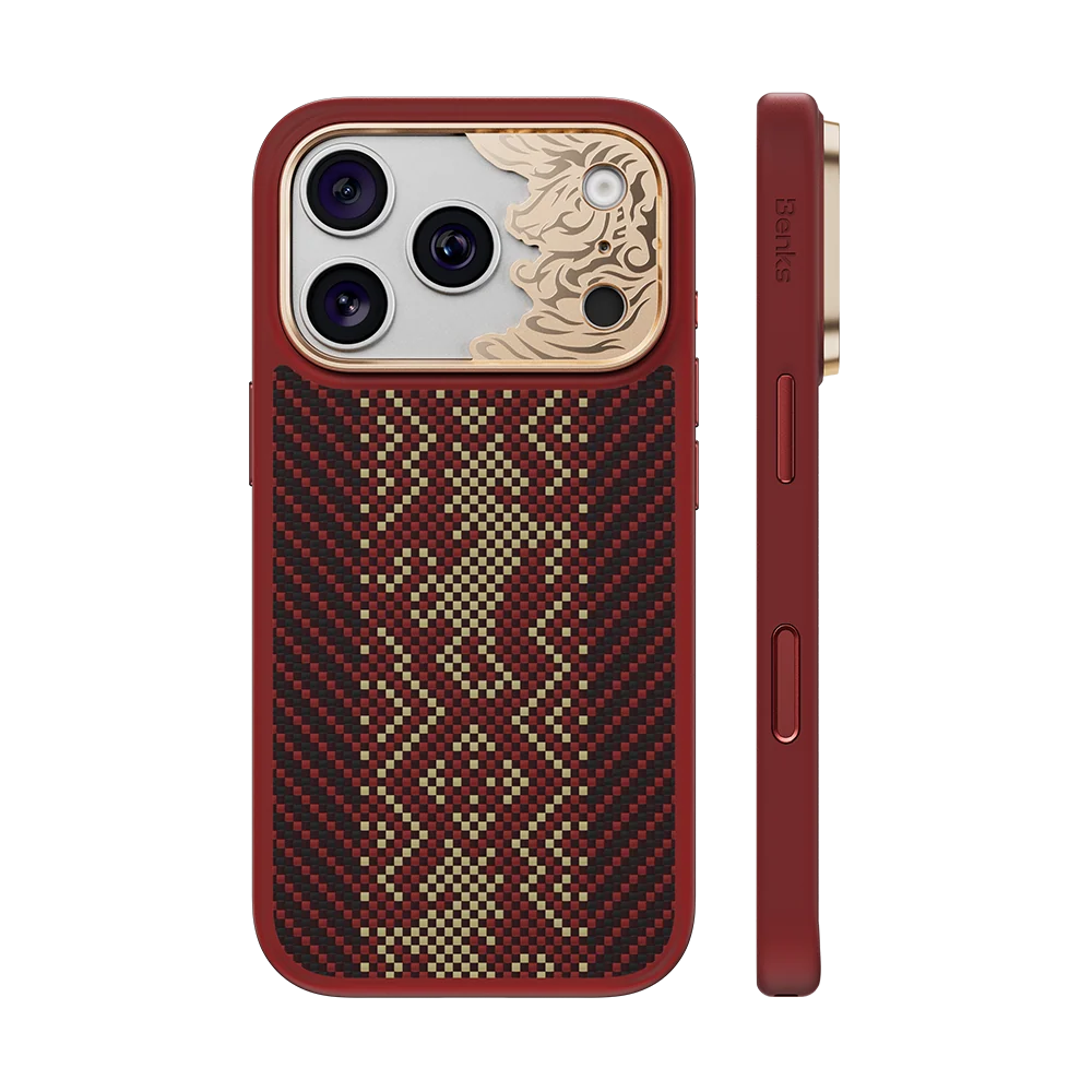 Чохол Benks ArmorPro Kevlar Knight iPhone 18 Pro | 17 Pro Red