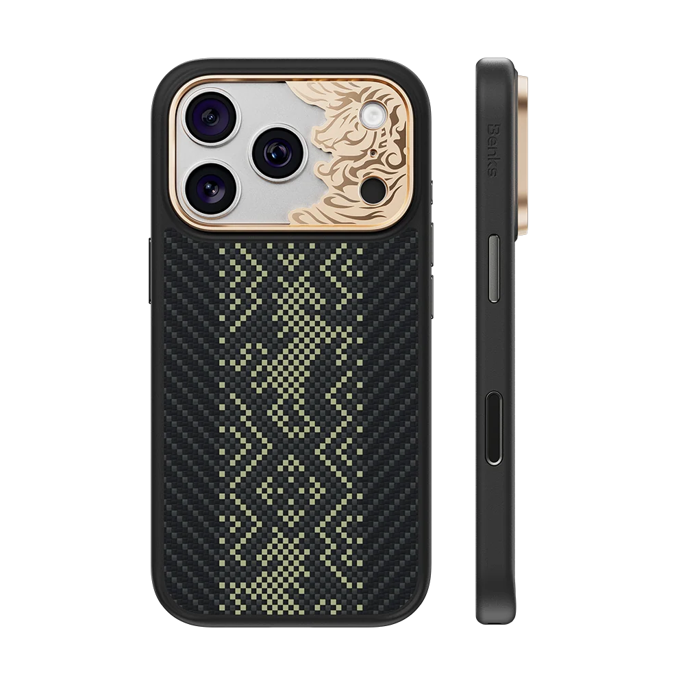 Чехол Benks ArmorPro Kevlar Knight iPhone 18 Pro | 17 Pro Black