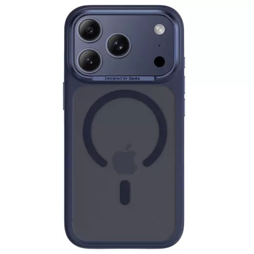Чехол Benks для iPhone 17 Pro Max Magnetic Mist Series Blue