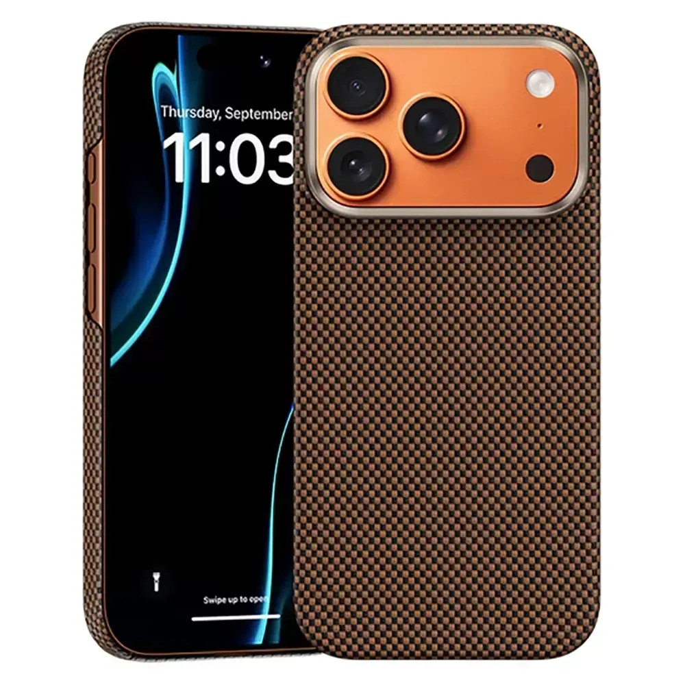 Чохол Benks для iPhone 17 Pro Magnetic Kevlar ArmorTint Series Gold