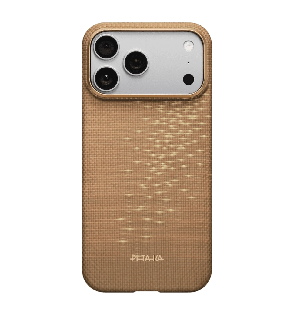 Чохол Pitaka Ultra-Slim Case Golden Glint for iPhone 17 Pro (KI1705AG)