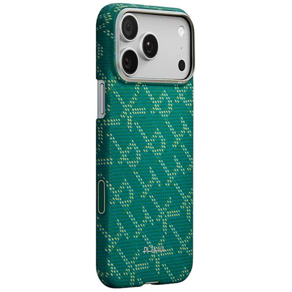Чохол Pitaka Ultra-Slim Monogram для Apple iPhone 17 Pro Gold/Green (KI1701PTK)