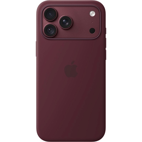 Чохол Apple Silicone Case with MagSafe для iPhone 18 Pro Max Burgundy (MK914)