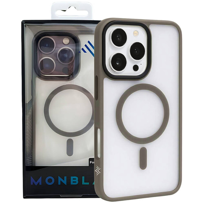 Чохол Monblan для iPhone 16 Pro Magnetic Matte Series Grey