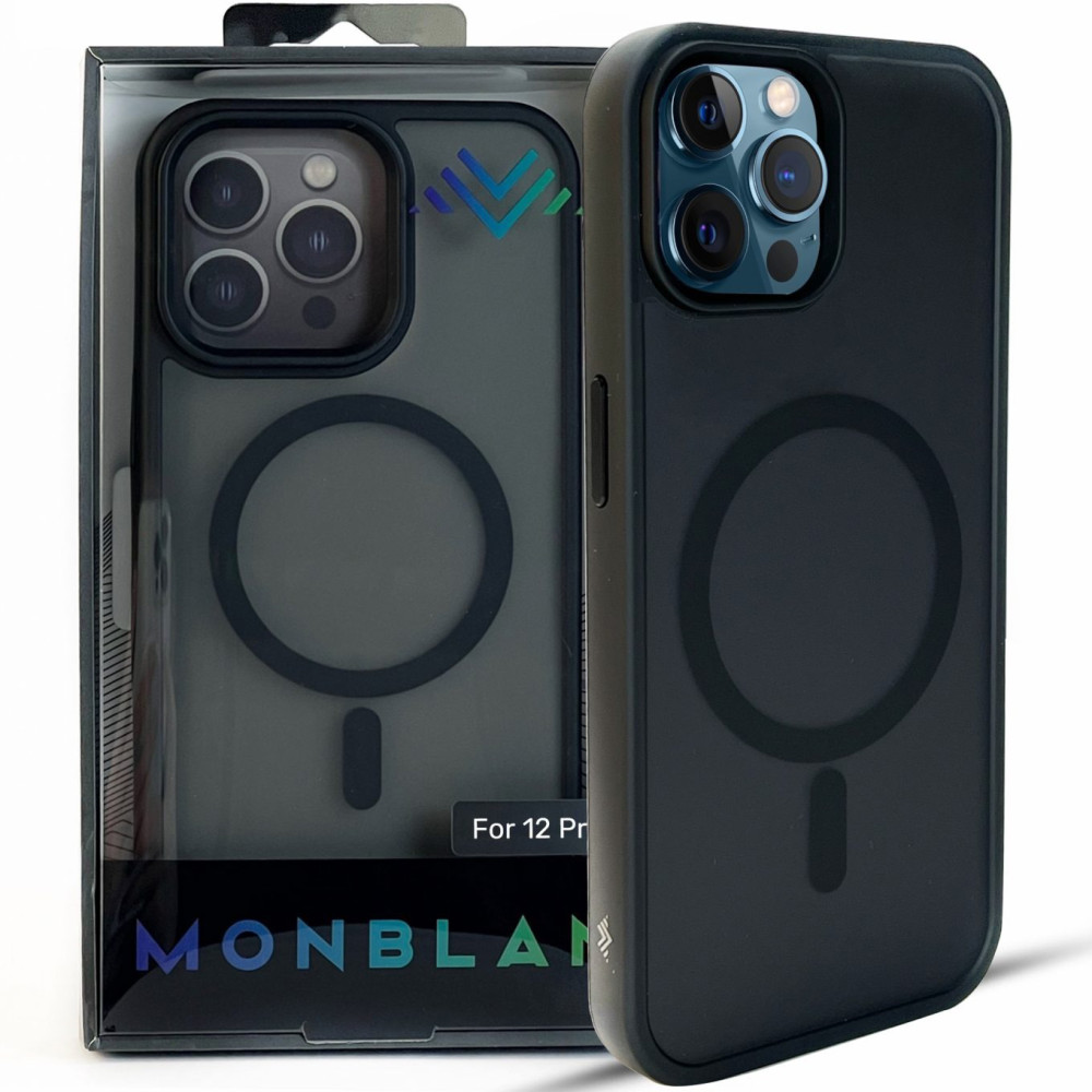 Чохол Monblan для iPhone 12 Pro Max Magnetic Matte Series Black