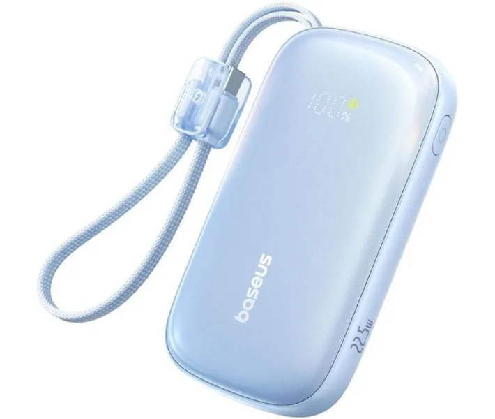 Портативна Батарея Baseus EnerFill 10000mAh 22.5W (E0027L03) Blue