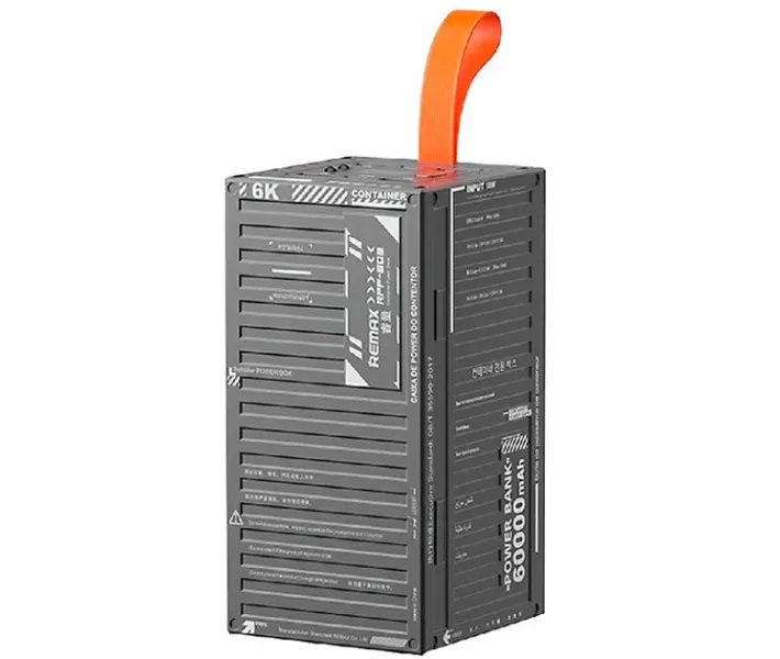 Портативная батарея Remax Container RPP-609 60000mAh 20W+22.5W LED lamp