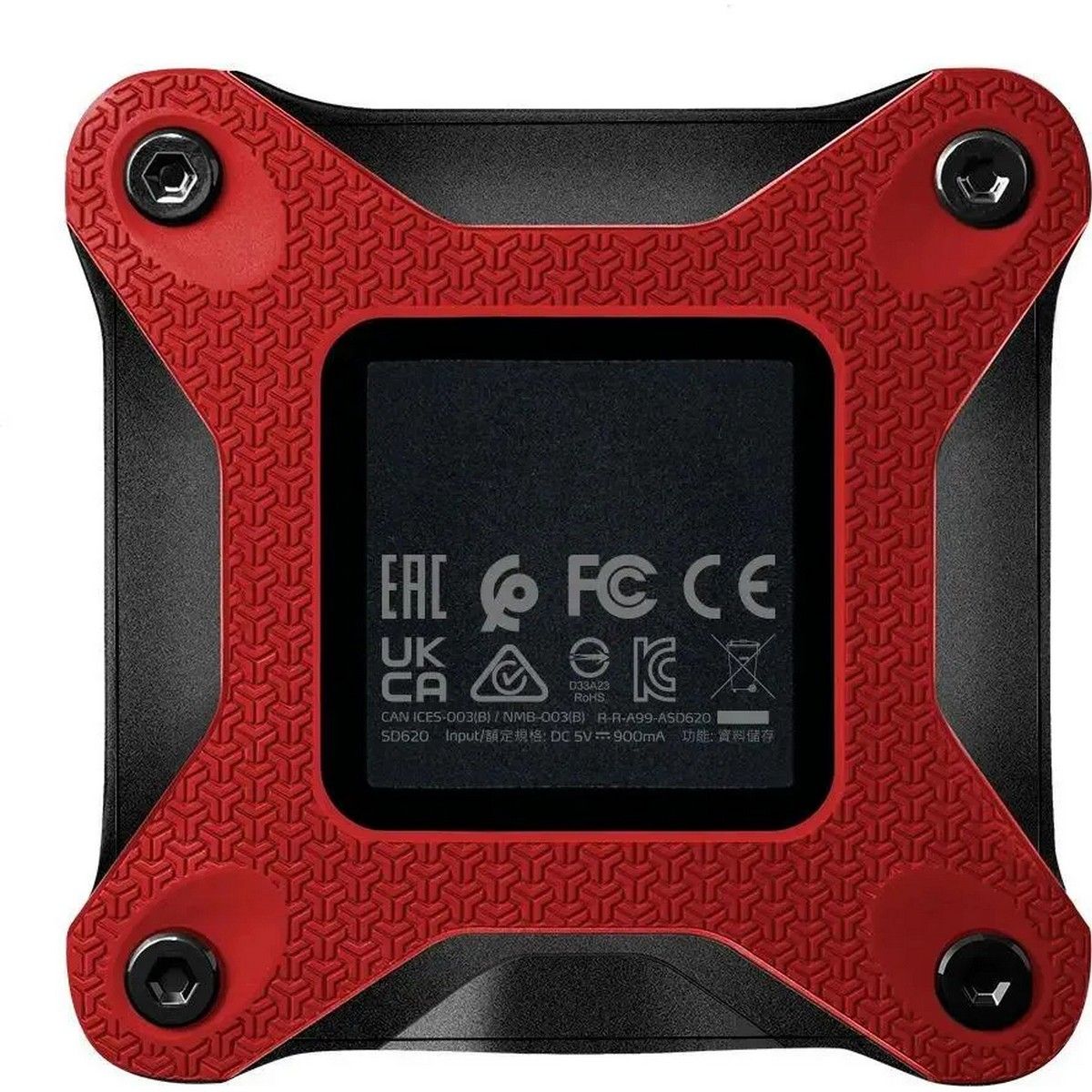 Портативний SSD ADATA SD620 512GB USB3.2 520/460Mb/s, Red, SD620-512GCRD