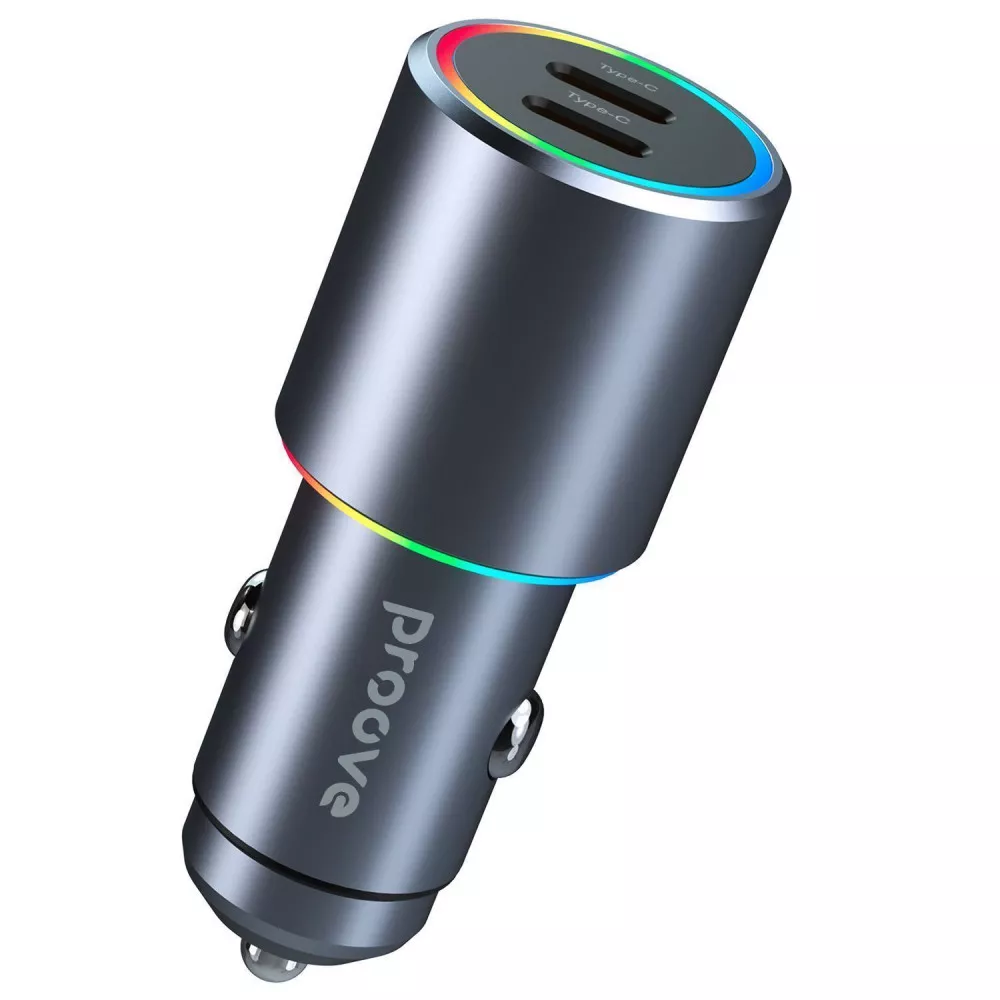АЗП Proove Double Energy 50W Type-C Metal Gray (ACDE50022206)