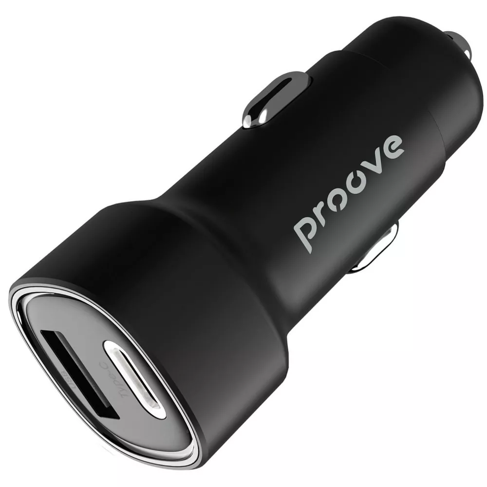 АЗП Proove Flash 48W (Type-C + USB) Black (CCFL48111201)