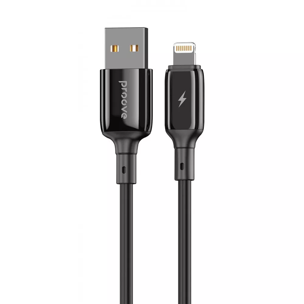 Кабель Proove Flex Metal USB–Lightning 2,4 А, чёрный, CCFM20001101