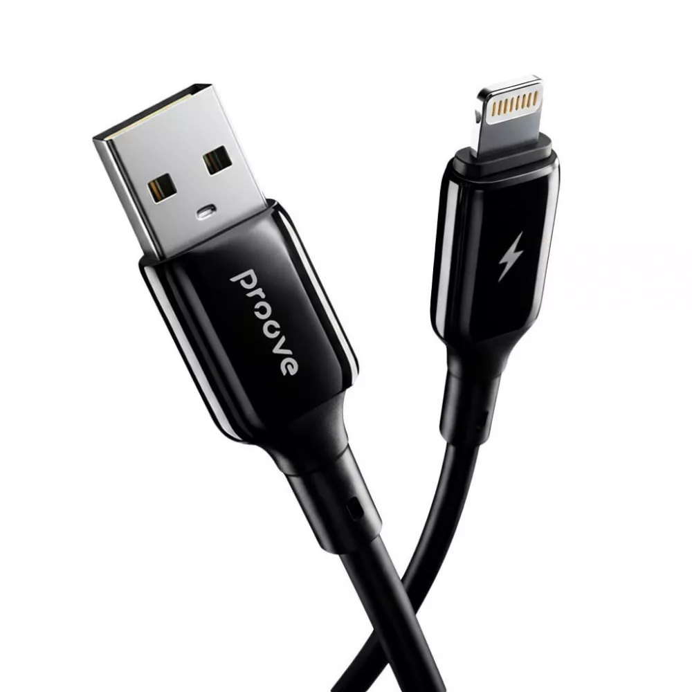 Кабель Proove Flex Metal USB–Lightning 2,4 А, чёрный, CCFM20001101