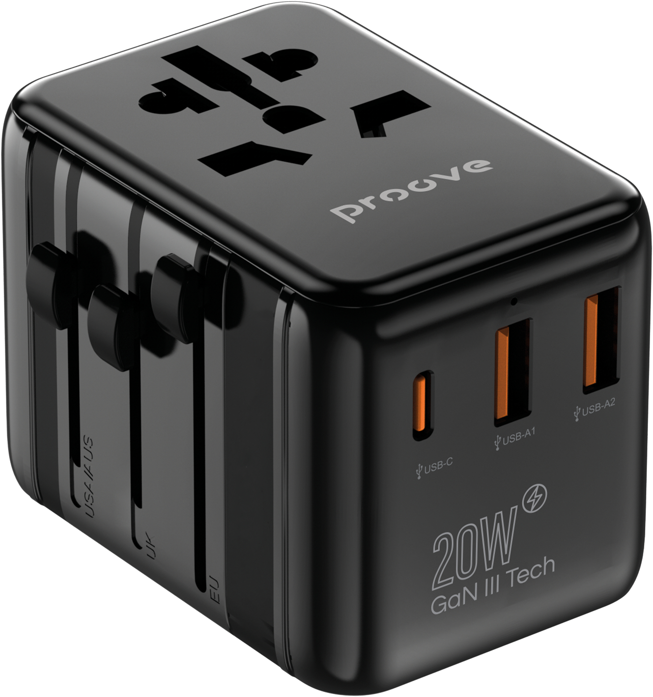 Мережевий зарядний пристрій Proove Trip 20W black (TATL20310001)