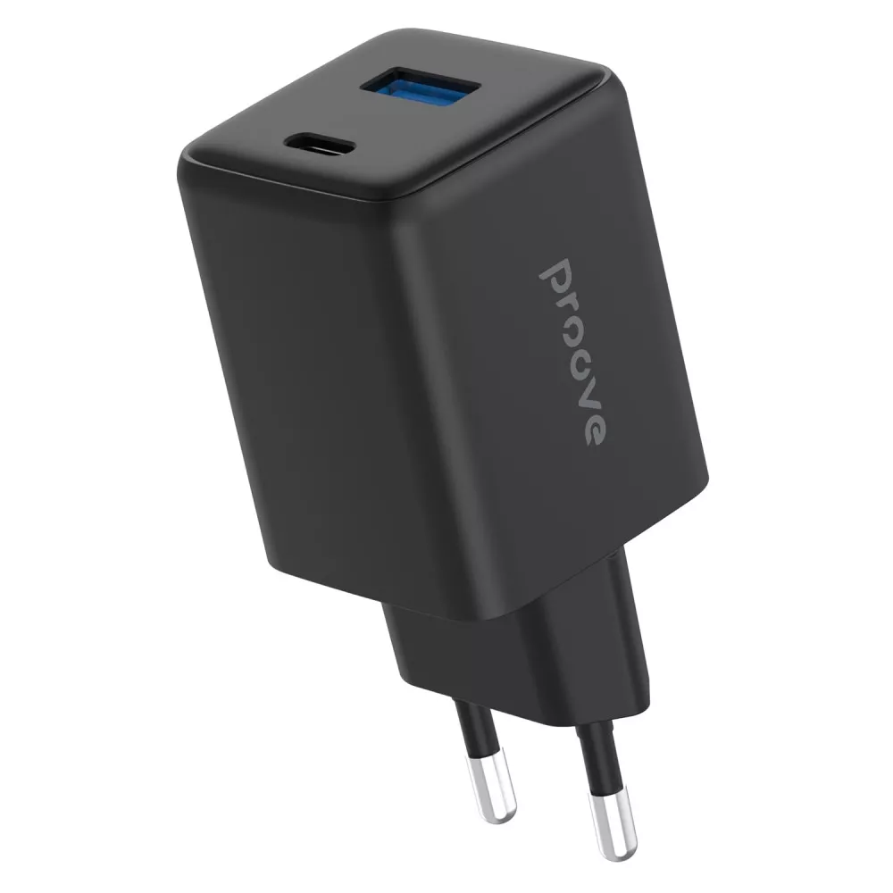 МЗП Proove Pocket GaN 45W (Type-C + USB), Black (WCPG45110001)